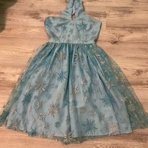 Winter Blue Sparkly dress Magnolia Place Medium